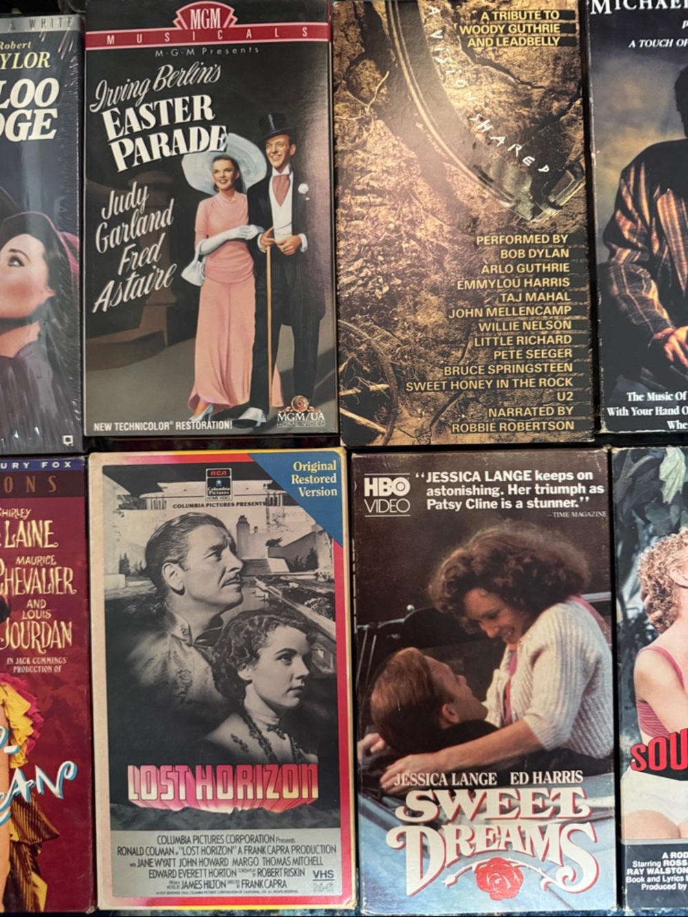 35 classic VHS movies - see photos for titles musicals drama concerts comedies - Picture 4 of 9